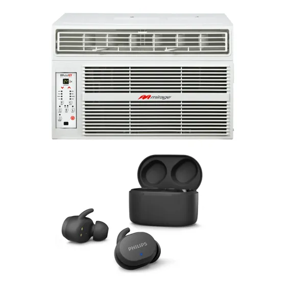Philips Combo Philips Tat3216bk Y Aire Ventana Mirage 1/2 To