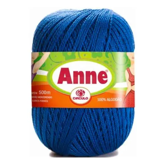 Kit 3 Linha Fio Anne 500 Novelo Crochê E Tricô - Círculo