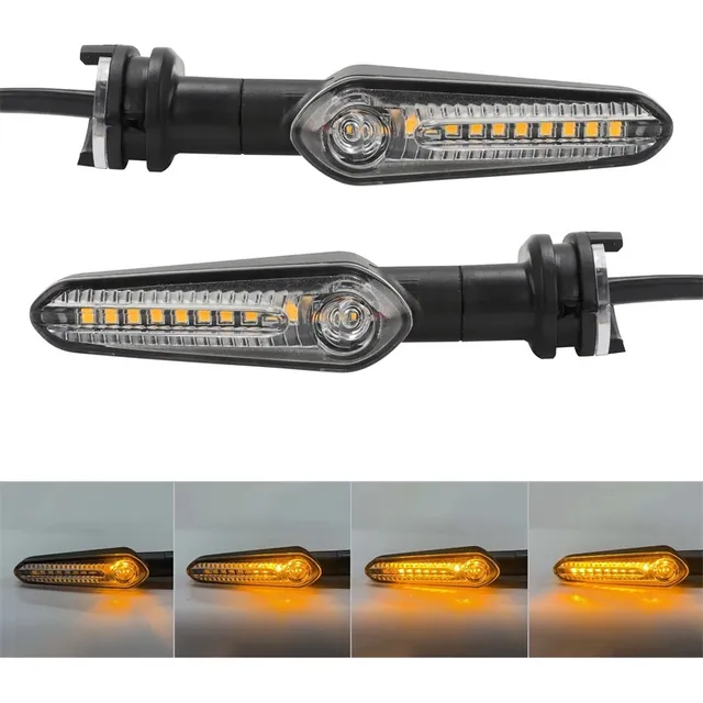 Par Intermitentes Led Secuenciales Yamaha R15 R3 R6 Mt03 Etc