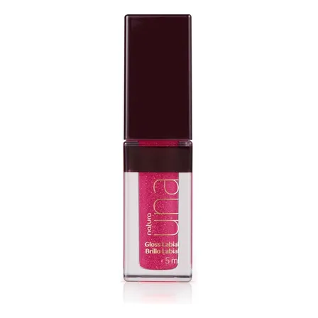 Gloss Labial Hidratação Ativa Una 5 Ml Rosa