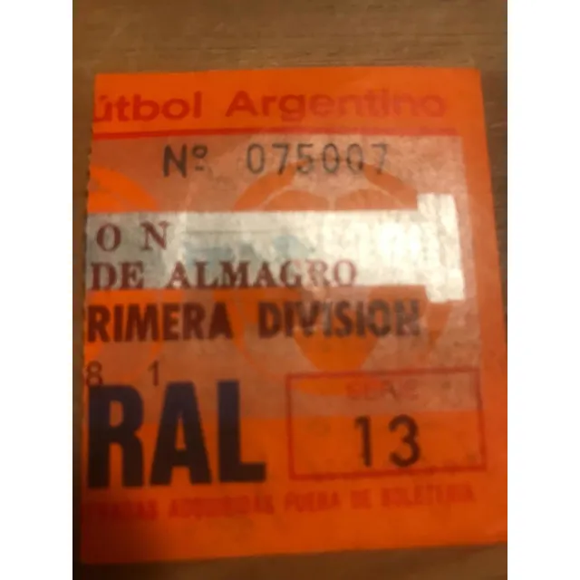 4 Entradas De Fútbol Antiguas De San Lorenzo