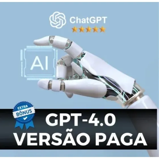 Chat Gpt 4.0 Plus 1 Mês Compartilhado 12 Pessoas - Imediato