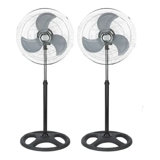 2 Ventiladores 3 En 1 Metalico, 18 Pulgadas Pedestal + Bases