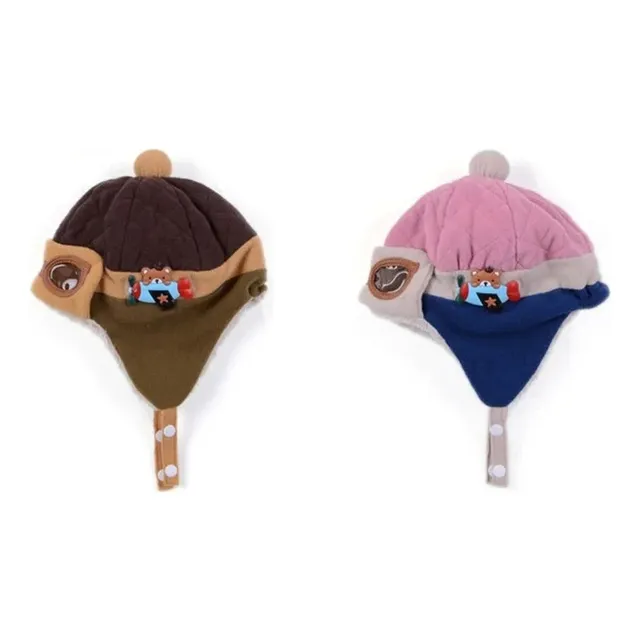 Gorro Bebes Y Niños Invierno Modelo Aviador Autoajustable