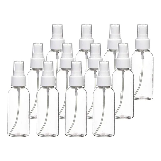 Tarro Frasco Spray Plástico Transparente Envase 60ml X20