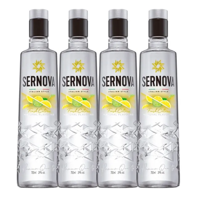 Vodka Sernova Citrus 750 Ml X4