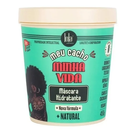 Máscara Hidratante Para Rizos Meu Cacho Lola Cosmetics 450 G