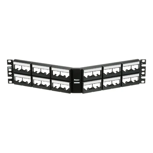 Patch Panel 48 Puertos Panduit Cat6 Modular Angulo Para Rack