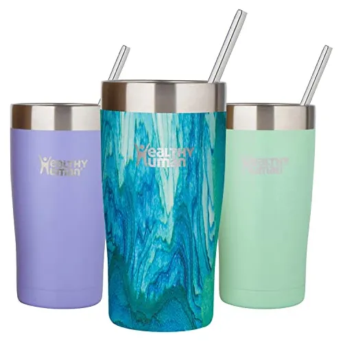 Tumbler De Acero Inoxidable Humano Saludable Con Zvgk9