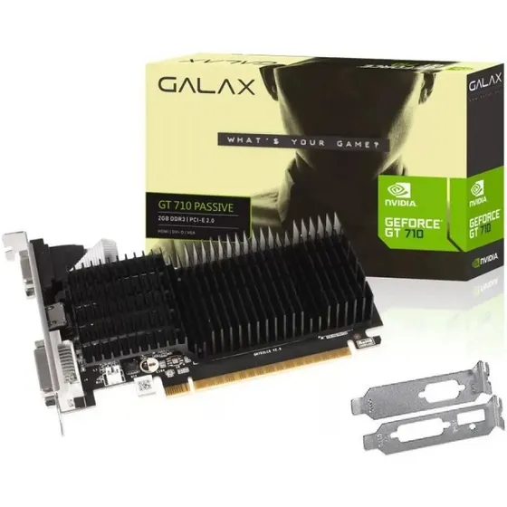 Placa Video Nvidia Geforce Gt710 1gb Ddr3 Hdmi Perfil Baixo