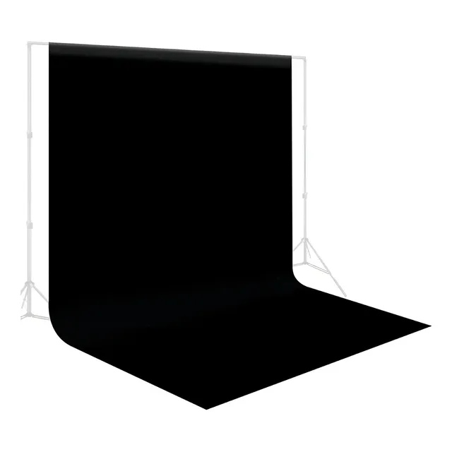 Telon Fondo Foto Estudio Fotografia Video De 2 X 3 Metros Color Negro Diseño Impreso Unicolor