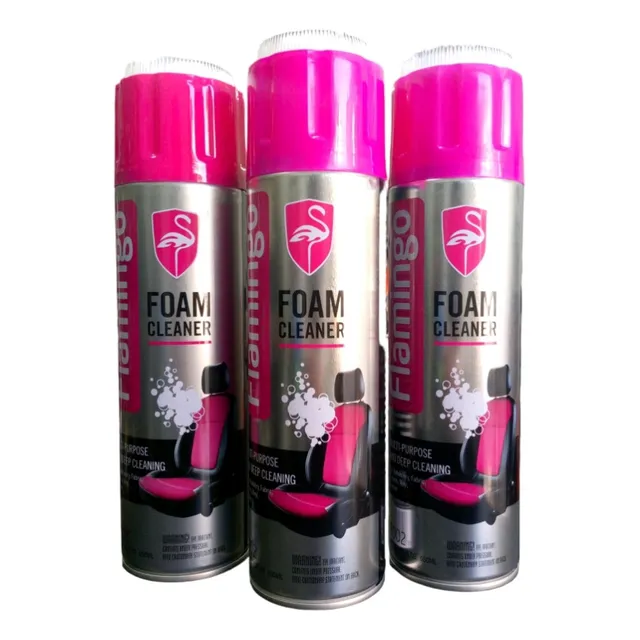 Limpia Tapicería En Espuma Flamingo Para Tela Y Cuero F002