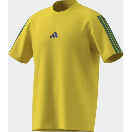 Camiseta adidas Masculino Treinamento Classic Kr7569 Byello/bgreen/bgreen/bgreen Liso M Lisa
