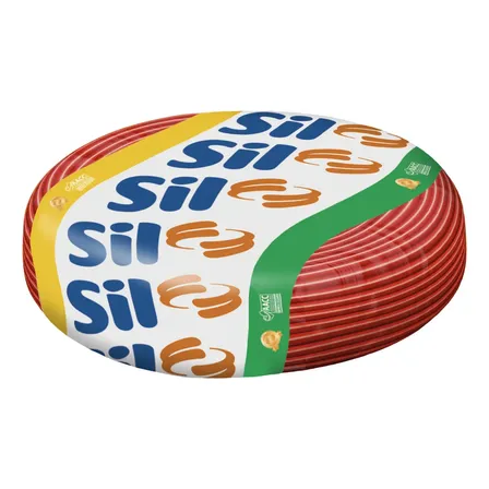 Cabo flexivel SIL Flexível 1x2.5mm² vermelho x 100m em rolo