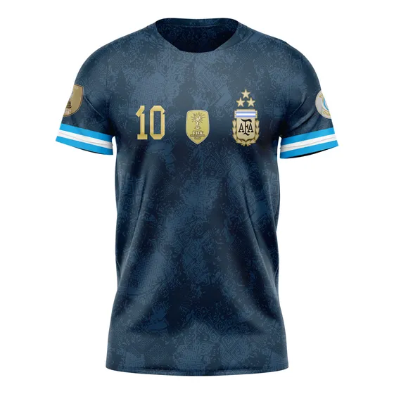 Camiseta Argentina 3 Estrellas Messi
