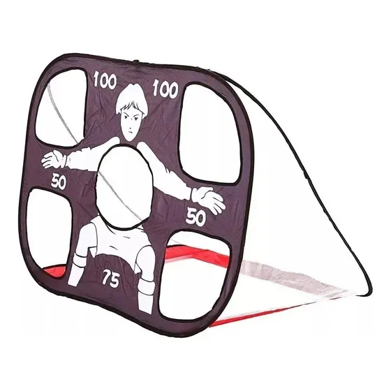Arco De Futbol Plegable Grande 2 En 1 Golazo Faydi Lelab Color Rojo