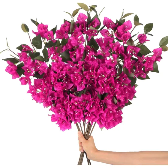Caixa C/100 Galhos Flores De Bougainville Preço Atacado