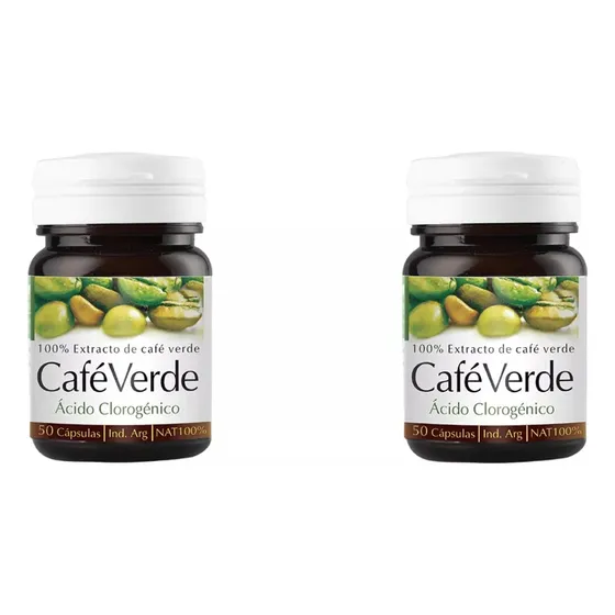 Café Verde X2 Control De Peso Adelgazante Natier 100 Caps