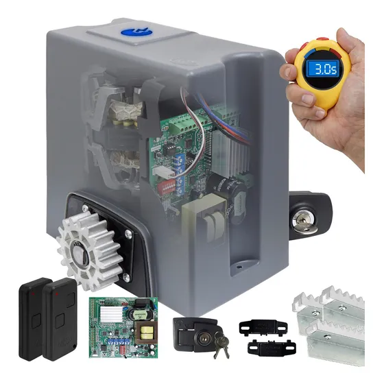 Motor Rossi Dz Nano Nitro 3m Crem Ouro 2 Control 650kg Cor Preto Frequência 60hz Tamanho Da Engrenagem Z17 127v/220v Dz Nitro