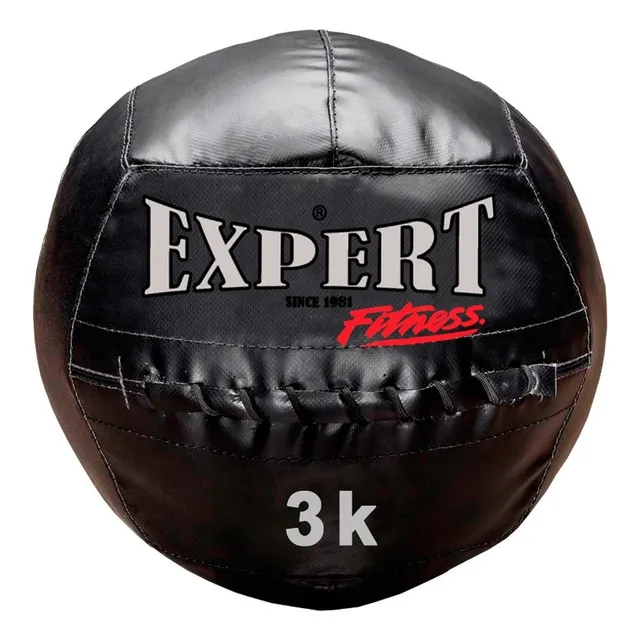 Pelota Medicinal 3kg Cuero Medicine Ball Balón Peso - El Rey