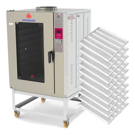 Kit Forno Progás Prp-10000e Style 220v + 10 Esteiras Imeca