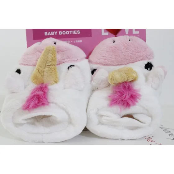 Baby Botines De Bebe Tela  Love De 0 -6 Meses Importado