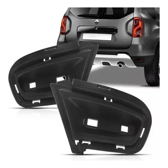 Acabamento Moldura Esquerdo Parachoque Tras. Renault Duster 