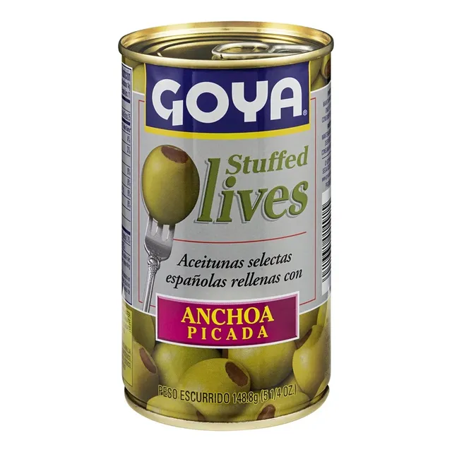 Aceitunas Goya Anchoas Picadas De Aceitunas Rellenas