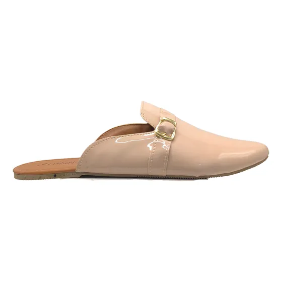 Mule Feminino Scarpin Brilhante Sapatilha Confortavel Barato
