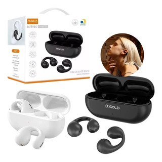 Fone Condução Óssea À Prova D'água Brinco Ambier Sem Fio Fone Condução Óssea À Prova D'água Brinco Ambier Sem Fio