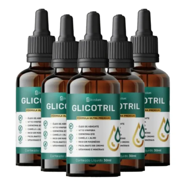 5 Glicotril 30ml Original - Formula Premium - Loja Oficial