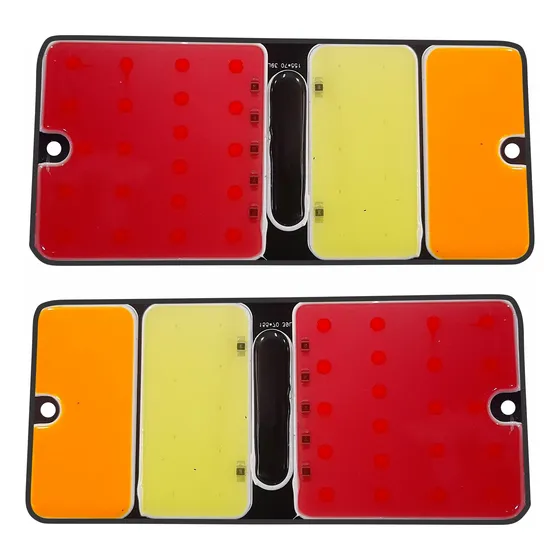 Faro Trasero Led Camion Acoplado Trailer 12v Kit X2