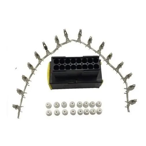 Kit Conector E Terminais Mercedes Benz Modulo Pld 16 Vias
