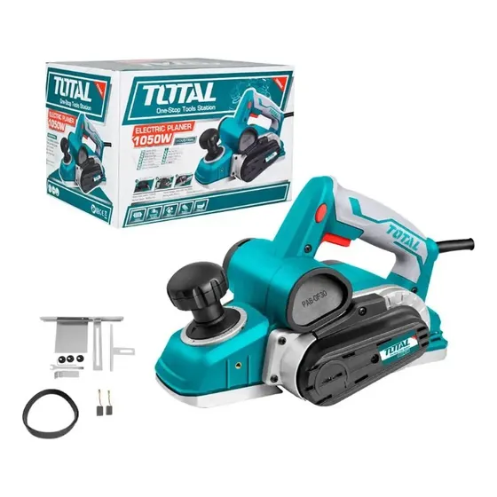 Cepillo Electrico De Madera 1050w 16000rpm Tl1108236 Total Color Turquesa
