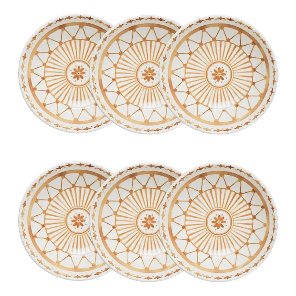 Conjunto 6 Pratos Fundos Oxford 20,5cm