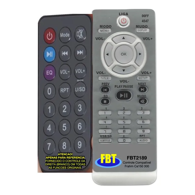Controle Cx Amp Frahm Ca150,ca300,mf200bt Fbt2189