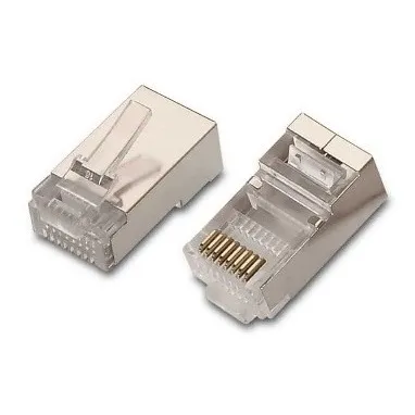 Conector Rj45 Cat5 Blindado (30 Pack)