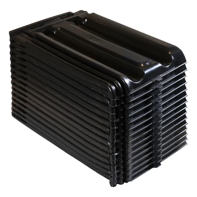 Tejas Francesas Plásticas Framar Pack M2 14u Negro