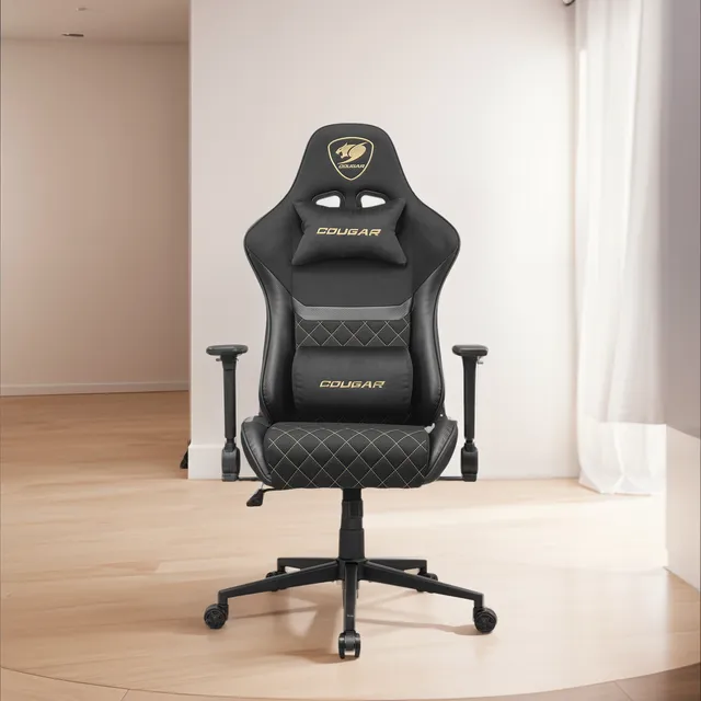 Silla Gamer Cougar Armor One V2 F Gold Reclinable