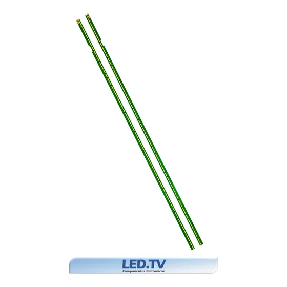Kit 2 Barras Led 55uh6150 Novas Alumínio