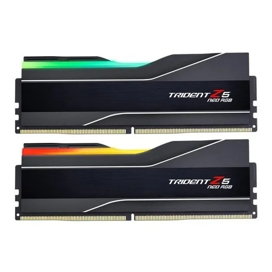 Memoria G.SKILL Trident Z5 NEO RGB 64GB (2x32GB) DDR5 6000 Mhz Black CL32 AMD EXPO F5-6000J3238G32GX2-TZ5NR