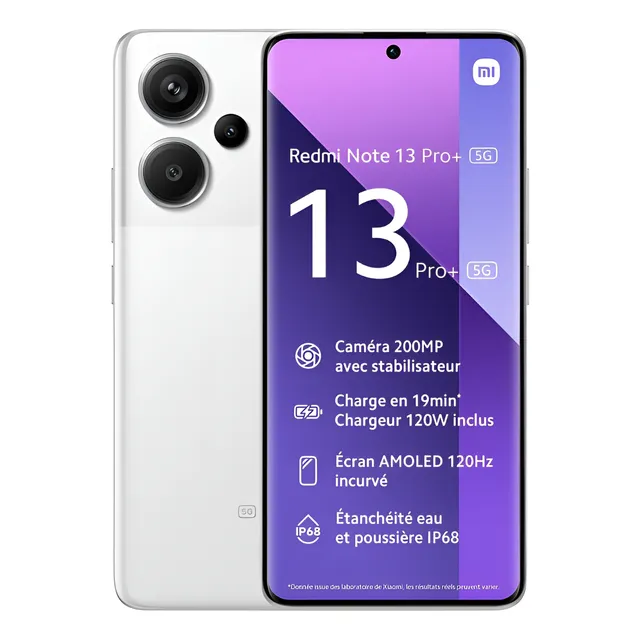 Xiaomi Redmi Note 13 Pro+ 5G Dual SIM 256 GB blanco 8 GB RAM