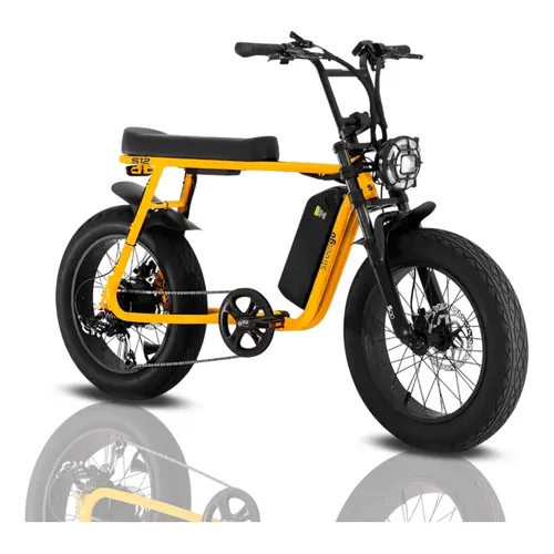 Bicicleta Elétrica 750w Aro 20 Freio Hidráulico 7v 48v S12 Cor