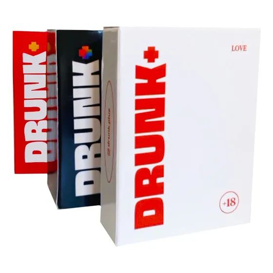 Drunk+ Juego De Cartas Para Beber Con Amigos - Kit Bundle X3