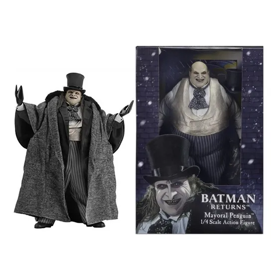 Figura Muñeco Batman Pinguino Dc Liga  Neca 38 Cm 