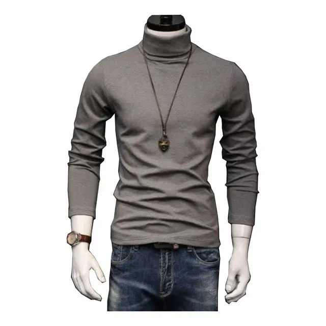 Suéter De Hombre Cuello Tortuga Pack 3 Und. Algodón Peruano.