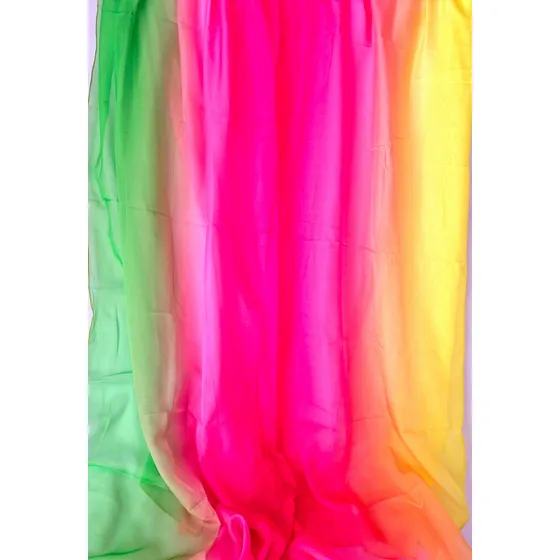 Velo De Seda Danzas Arabes 3 M Largo! Colores! 