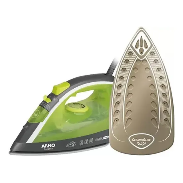 Ferro A Vapor Arno Ecogliss Verde 220v - Fec1