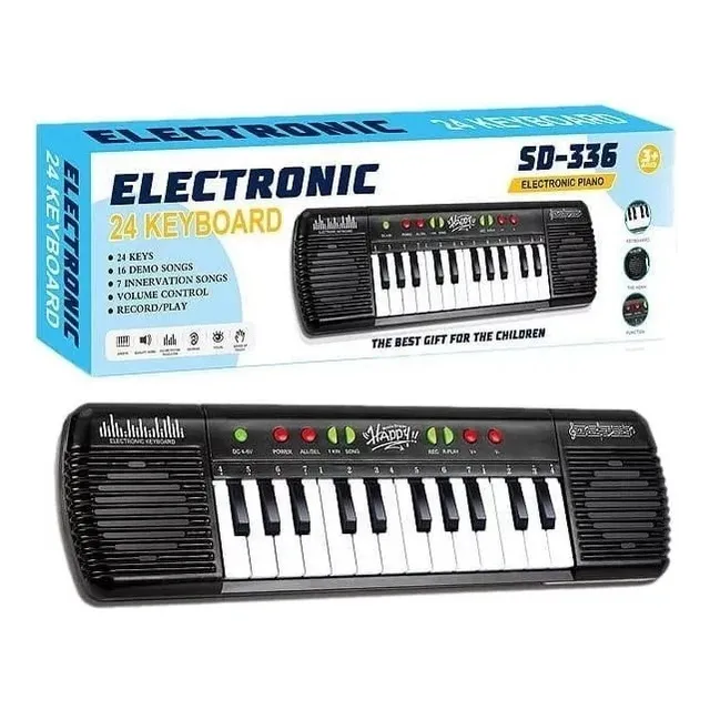 Teclado Infantil Órgano Con Música Y Grabación 
