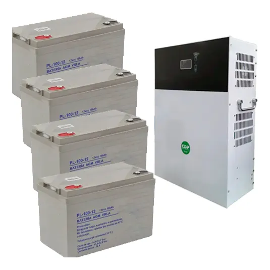Baterias 100ah + Inversor 4kw Para Casas Y Apartamentos